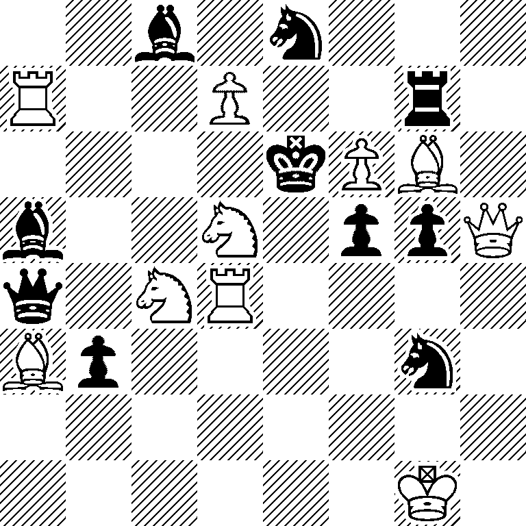 2b1n3/R2P2r1/4kPB1/b2N1ppQ/q1NR4/Bp4n1/8/6K1