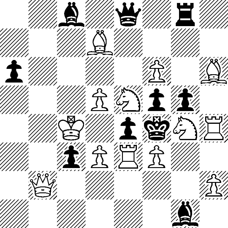 2b1q1r1/3B4/p4P1B/3PNpp1/2K1pkNR/2pPRP2/1Q5P/6b1