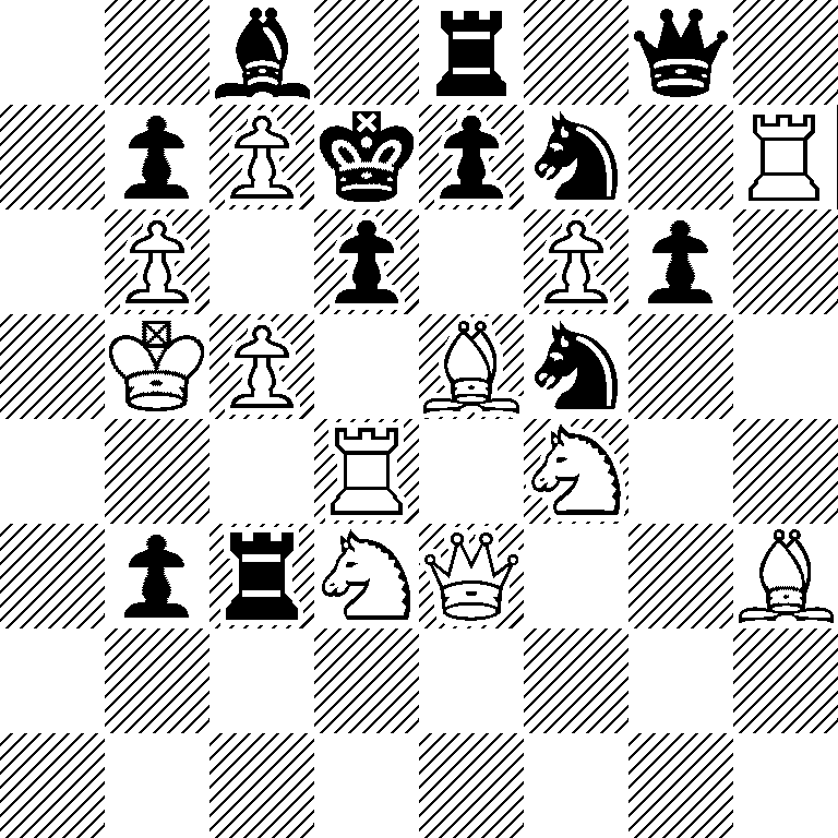 2b1r1q1/1pPkpn1R/1P1p1Pp1/1KP1Bn2/3R1N2/1prNQ2B/8/8