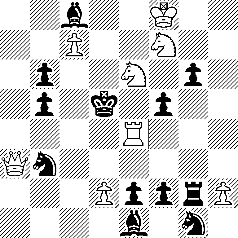 2b2K2/2P2N2/1p2N1p1/1p1k1p2/4R3/Qn6/3PpprP/4b1n1