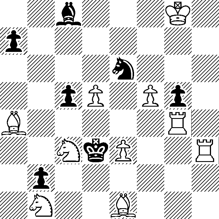 2b3K1/p7/4n3/2pP1Pp1/B5R1/2NkP2R/1p6/1N2B3