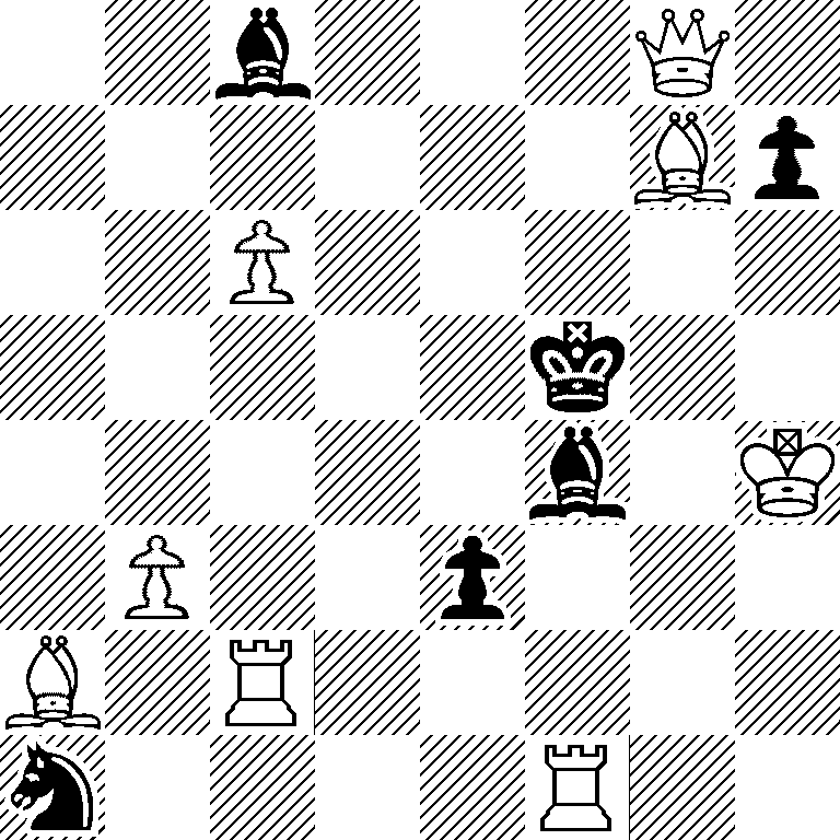 2b3Q1/6Bp/2P5/5k2/5b1K/1P2p3/B1R5/n4R2
