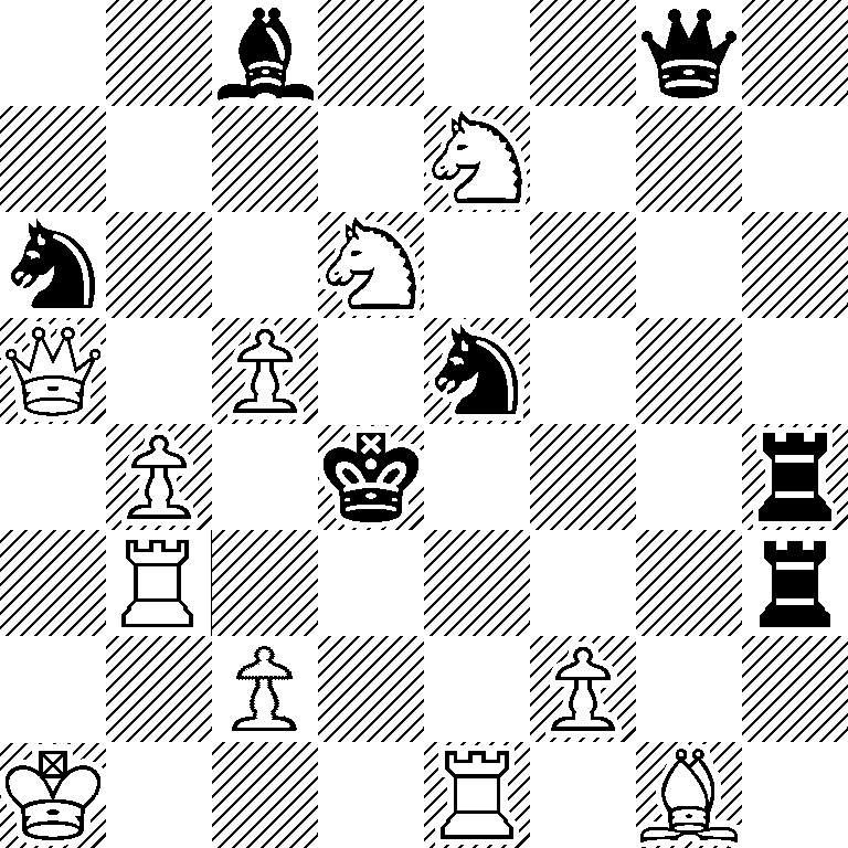 2b3q1/4N3/n2N4/Q1P1n3/1P1k3r/1R5r/2P2P2/K3R1B1