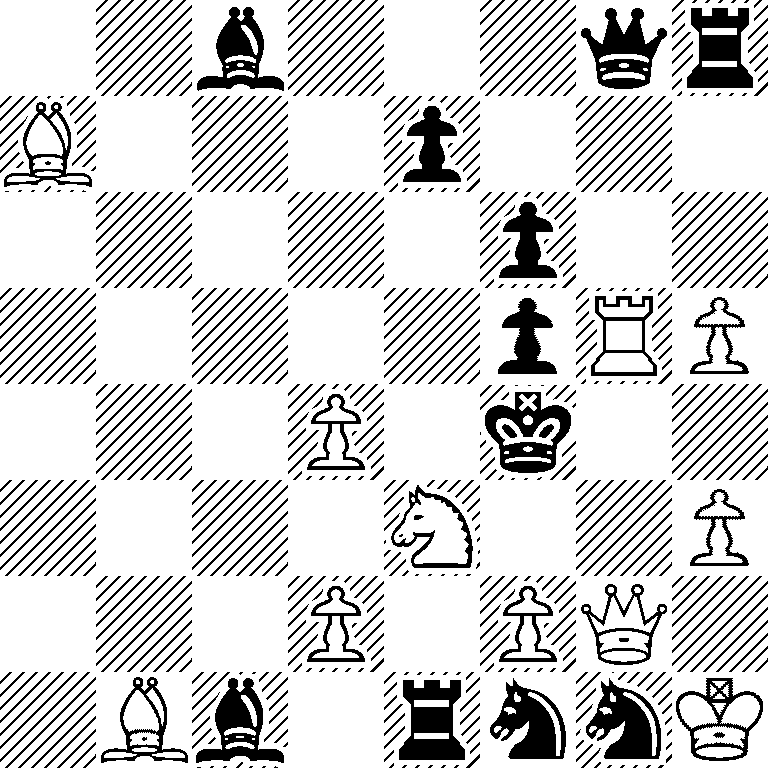 2b3qr/B3p3/5p2/5pRP/3P1k2/4N2P/3P1PQ1/1Bb1rnnK