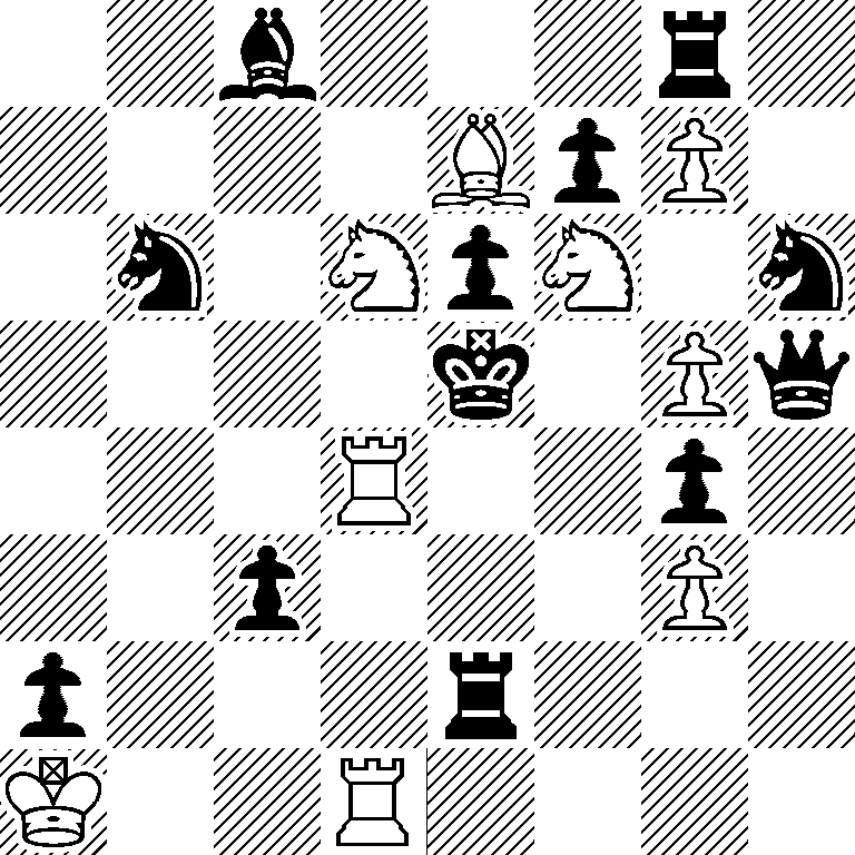 2b3r1/4BpP1/1n1NpN1n/4k1Pq/3R2p1/2p3P1/p3r3/K2R4