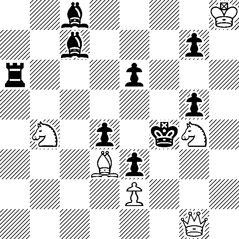 2b4K/2b3p1/r3p3/6p1/1N1p1kN1/3Bp3/4P3/6Q1