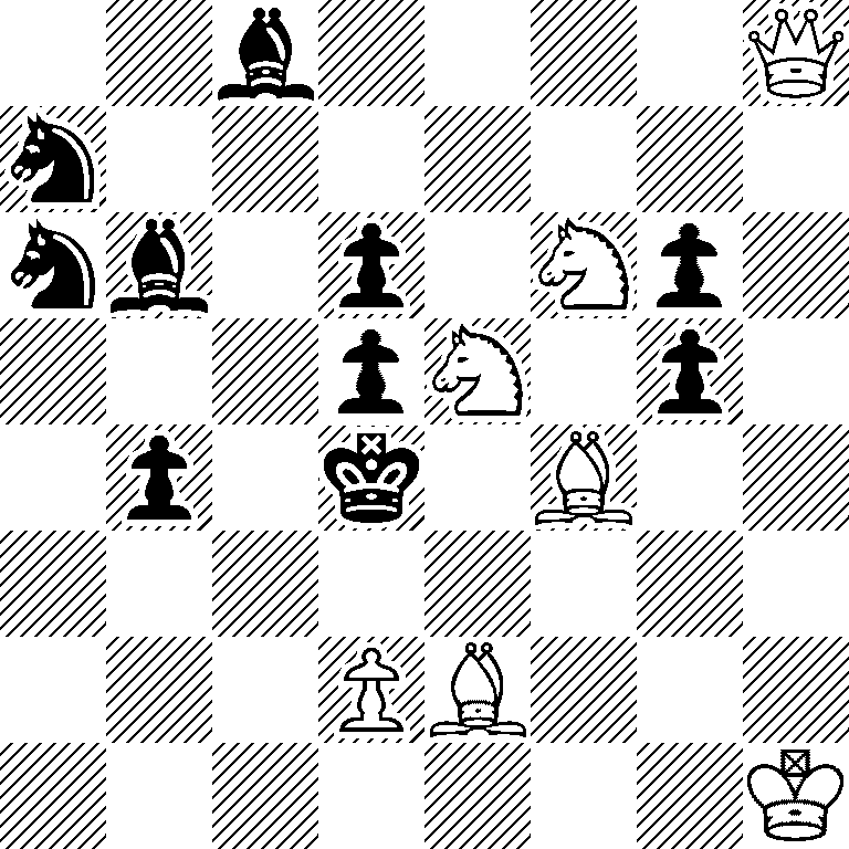 2b4Q/n7/nb1p1Np1/3pN1p1/1p1k1B2/8/3PB3/7K
