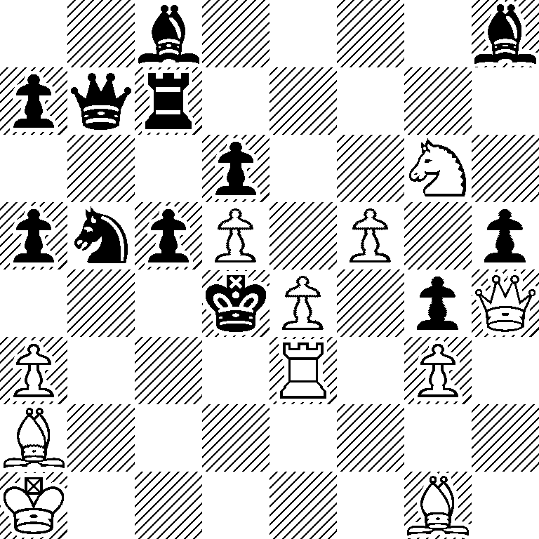 2b4b/pqr5/3p2N1/pnpP1P1p/3kP1pQ/P3R1P1/B7/K5B1