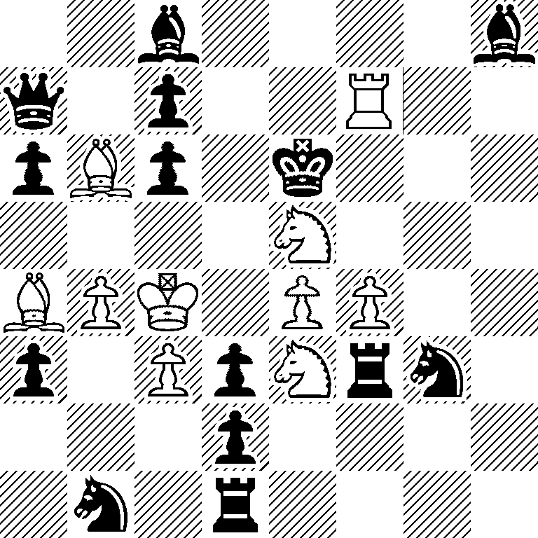 2b4b/q1p2R2/pBp1k3/4N3/BPK1PP2/p1PpNrn1/3p4/1n1r4