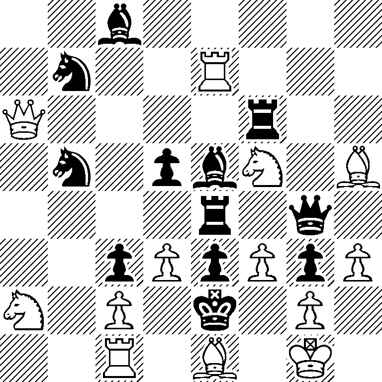 2b5/1n2R3/Q4r2/1n1pbN1B/4r1q1/2pPpPpP/N1P1k1P1/2R1B1K1