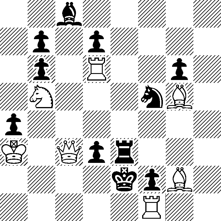 2b5/1p1p4/1p1R2p1/1N3nB1/p7/K1Qpr3/4kpB1/5R2