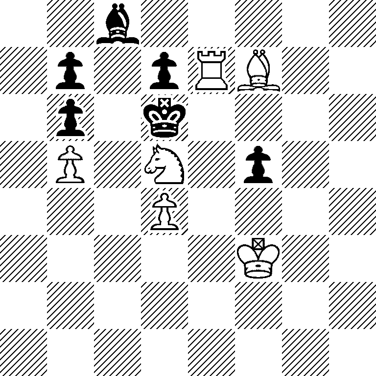 2b5/1p1pRB2/1p1k4/1P1N1p2/3P4/5K2/8/8