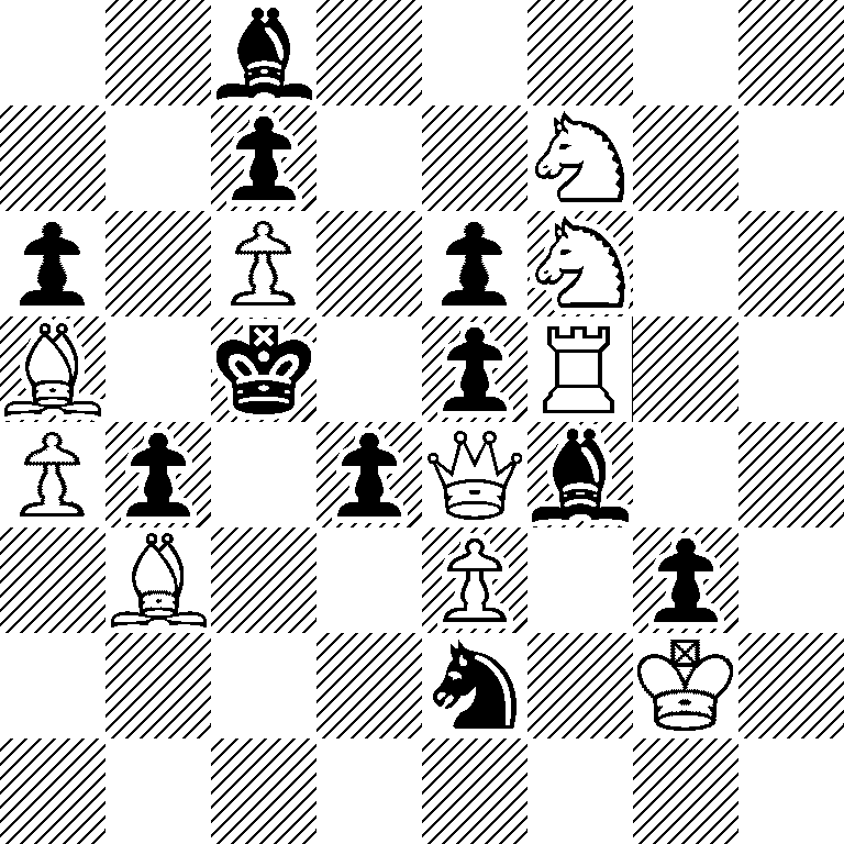 2b5/2p2N2/p1P1pN2/B1k1pR2/Pp1pQb2/1B2P1p1/4n1K1/8