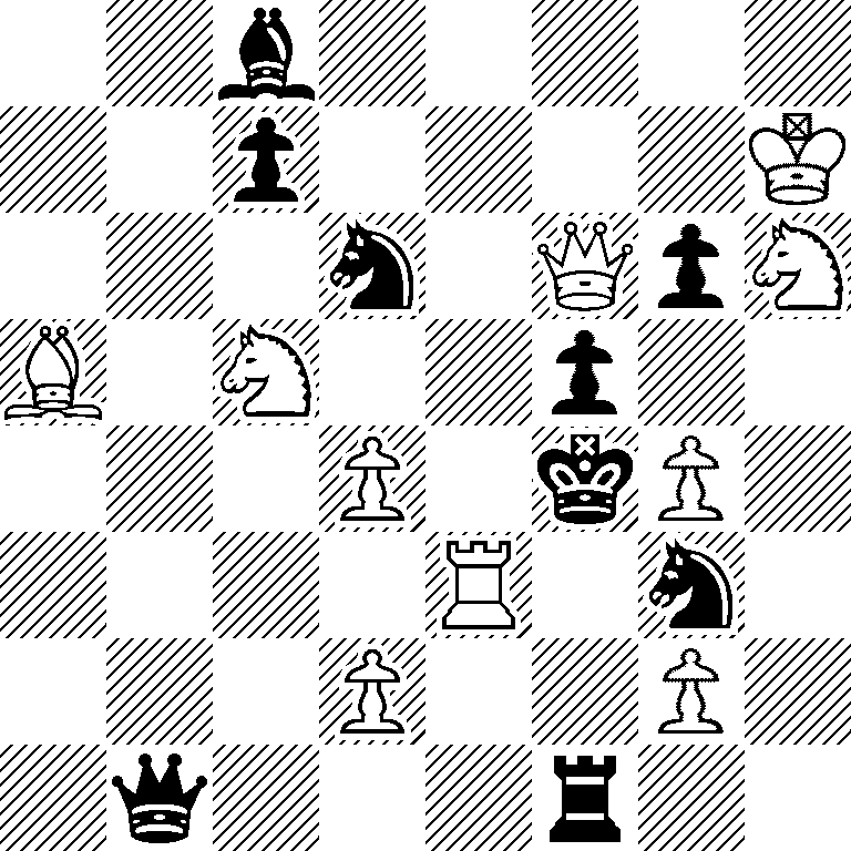 2b5/2p4K/3n1QpN/B1N2p2/3P1kP1/4R1n1/3P2P1/1q3r2