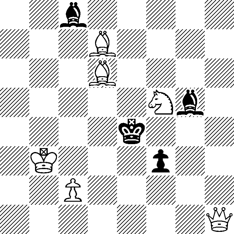 2b5/3B4/3B4/5Nb1/4k3/1K3p2/2P5/7Q