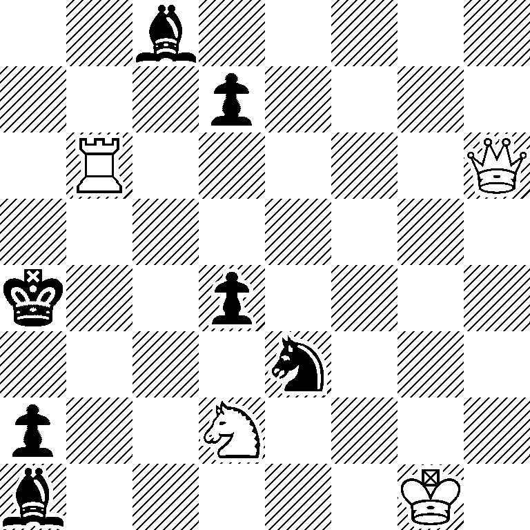 2b5/3p4/1R5Q/8/k2p4/4n3/p2N4/b5K1