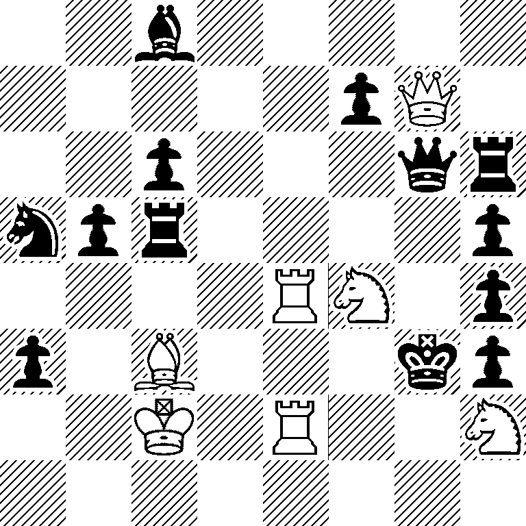 2b5/5pQ1/2p3qr/npr4p/4RN1p/p1B3kp/2K1R2N/8