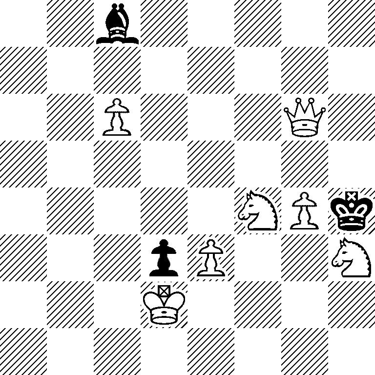 2b5/8/2P3Q1/8/5NPk/3pP2N/3K4/8