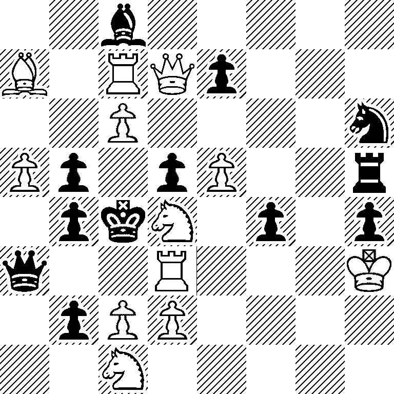 2b5/B1RQp3/2P4n/Pp1pP2r/1pkN1p1p/q2R3K/1pPP4/2N5