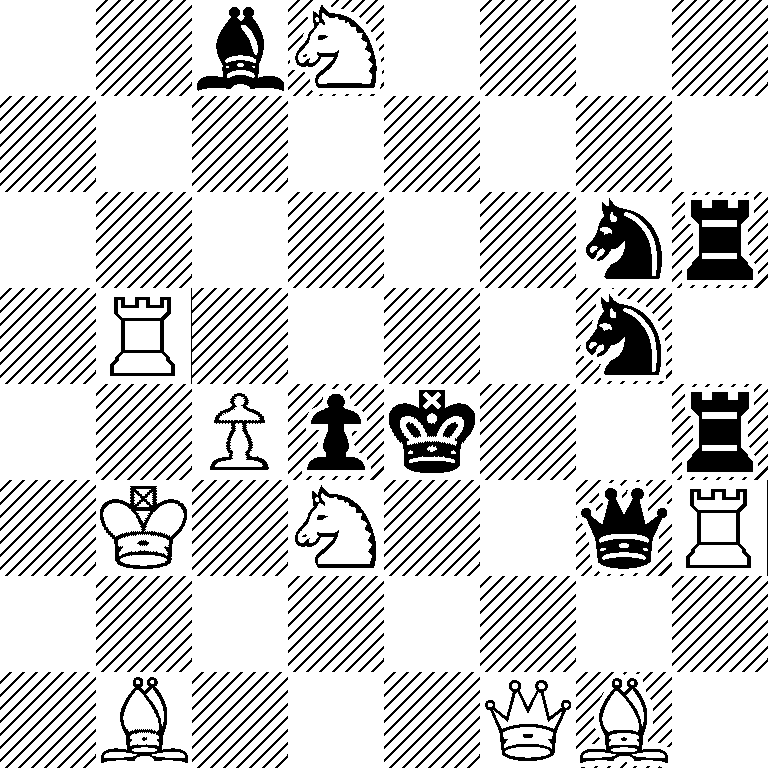 2bN4/8/6nr/1R4n1/2Ppk2r/1K1N2qR/8/1B3QB1