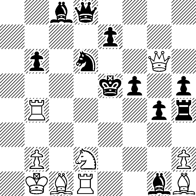 2bq4/4p3/1p1n2Q1/4kp1p/1R4pr/8/1P1N3P/1KBR2bB