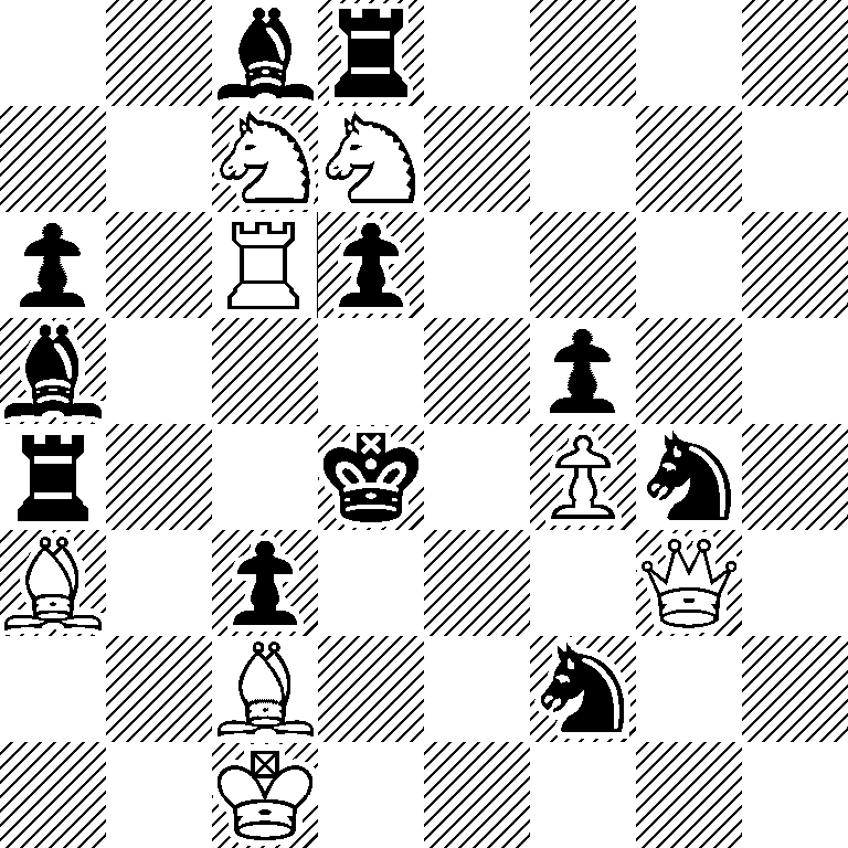 2br4/2NN4/p1Rp4/b4p2/r2k1Pn1/B1p3Q1/2B2n2/2K5