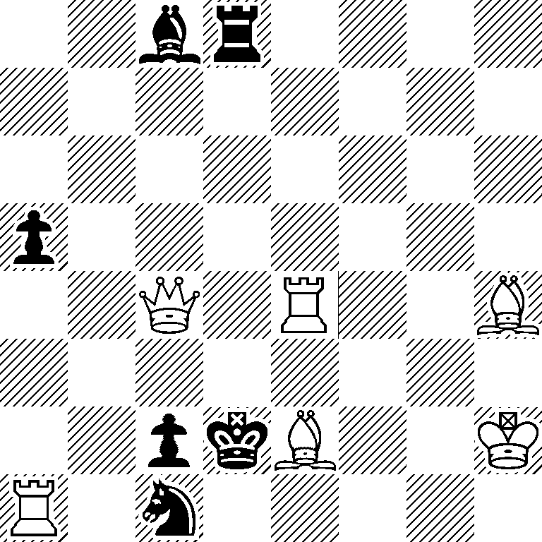 2br4/8/8/p7/2Q1R2B/8/2pkB2K/R1n5