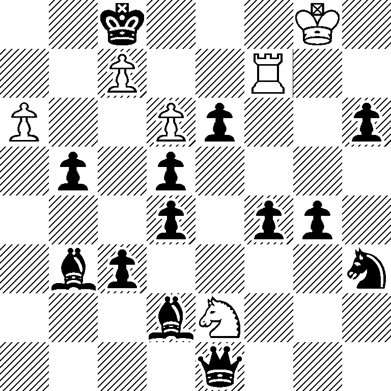 2k3K1/2P2R2/P2Pp2p/1p1p4/3p1pp1/1bp4n/3bN3/4q3