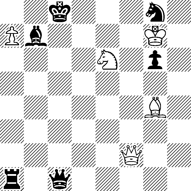 2k3n1/Pb4K1/4N1p1/8/6B1/8/5Q2/r1q5