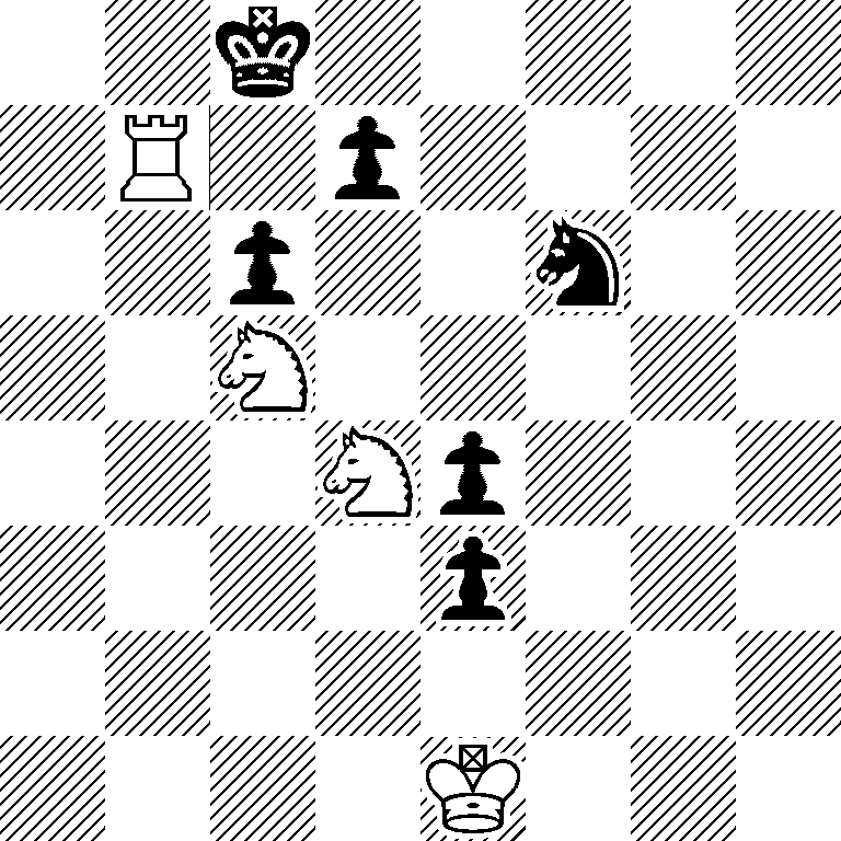 2k5/1R1p4/2p2n2/2N5/3Np3/4p3/8/4K3