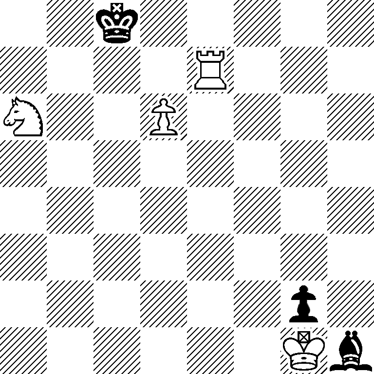 2k5/4R3/N2P4/8/8/8/6p1/6Kb