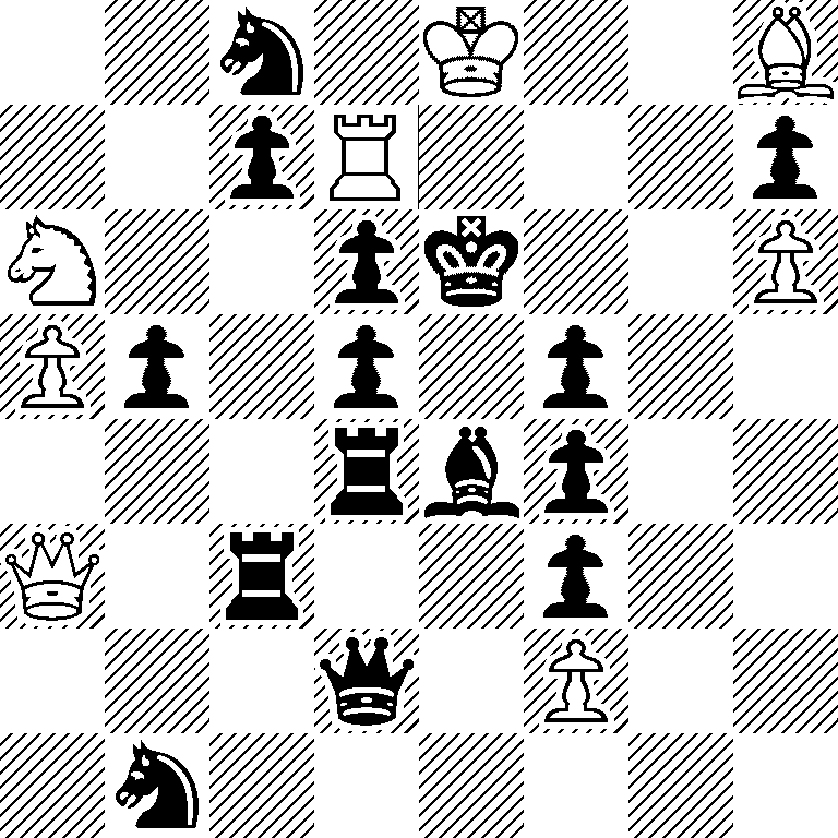 2n1K2B/2pR3p/N2pk2P/Pp1p1p2/3rbp2/Q1r2p2/3q1P2/1n6