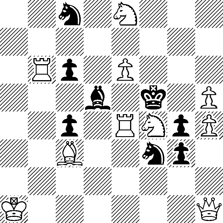 2n1N3/8/1Rp1P3/3b1k1P/2p1RNpP/2B2np1/8/K6Q