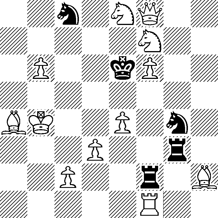 2n1NQ2/5N2/1P2kP2/8/BK2P1n1/3P2r1/2P2r1B/5R2