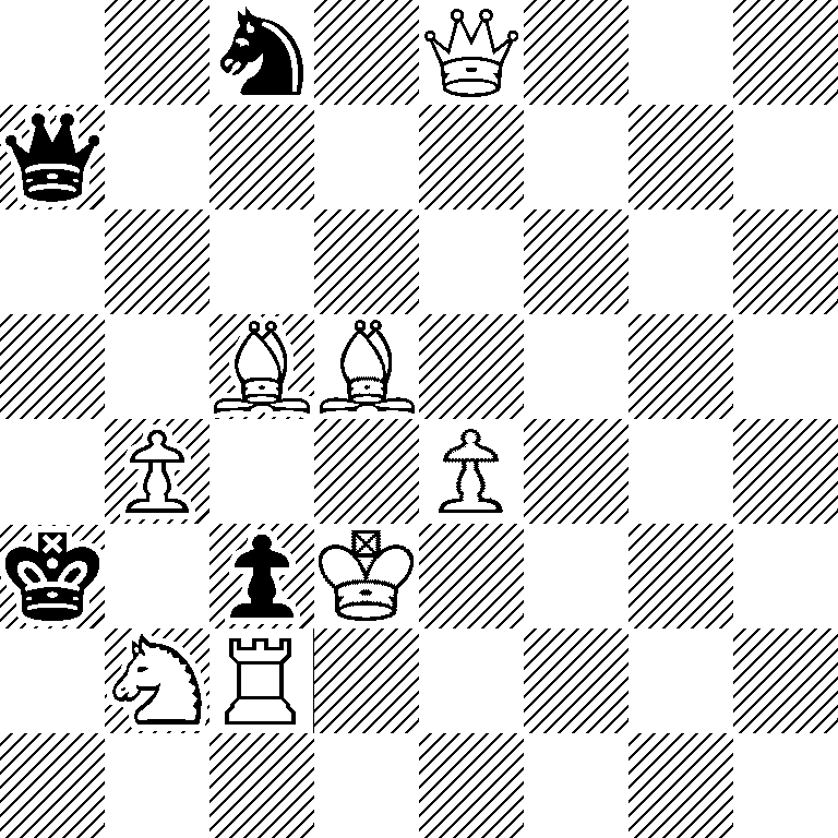 2n1Q3/q7/8/2BB4/1P2P3/k1pK4/1NR5/8