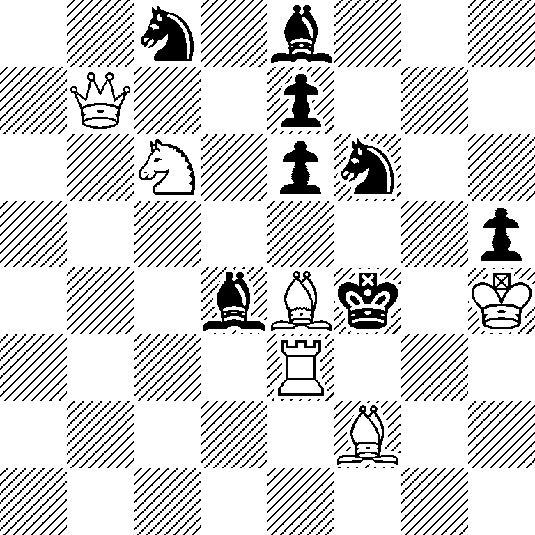 2n1b3/1Q2p3/2N1pn2/7p/3bBk1K/4R3/5B2/8