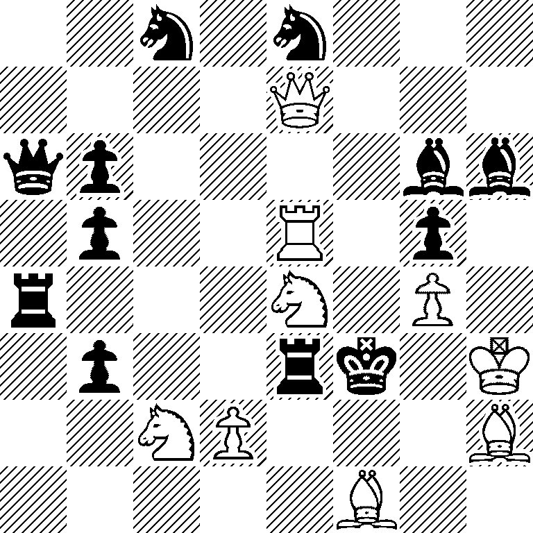 2n1n3/4Q3/qp4bb/1p2R1p1/r3N1P1/1p2rk1K/2NP3B/5B2