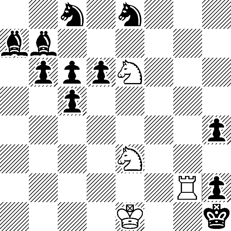 2n1n3/bb6/1pppN3/2p5/7p/4N3/6Rp/4K2k