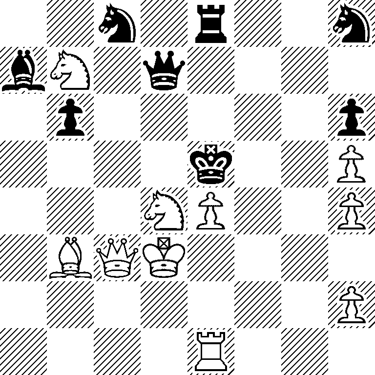 2n1r2n/bN1q4/1p5p/4k2P/3NP2P/1BQK4/7P/4R3