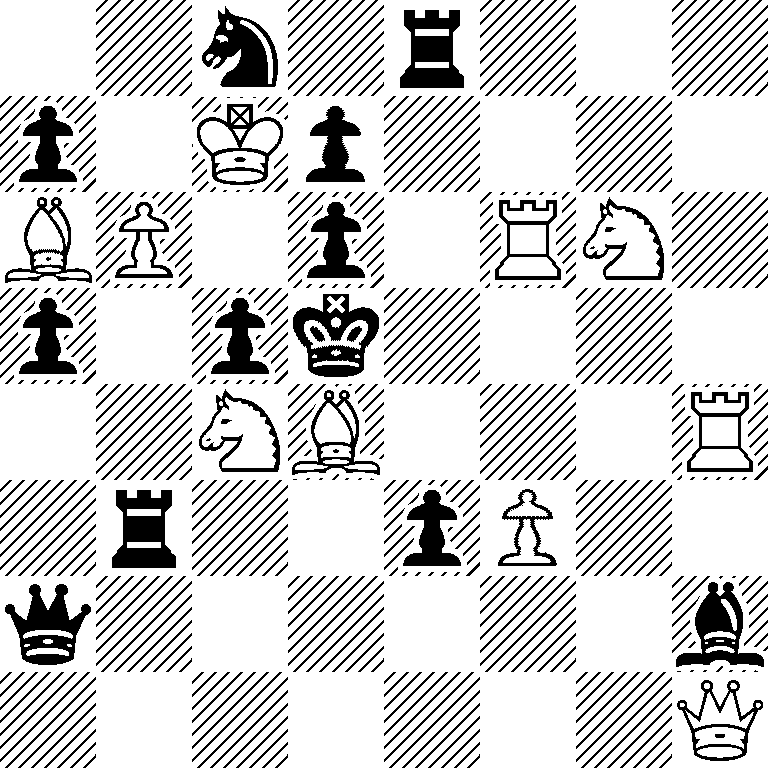 2n1r3/p1Kp4/BP1p1RN1/p1pk4/2NB3R/1r2pP2/q6b/7Q