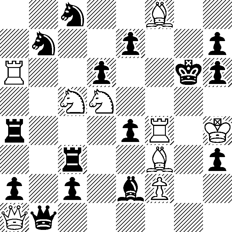 2n2B2/1n2p2p/R2p2kp/2NN4/r3pR1K/2r2B1p/p1p1bP2/Qq6