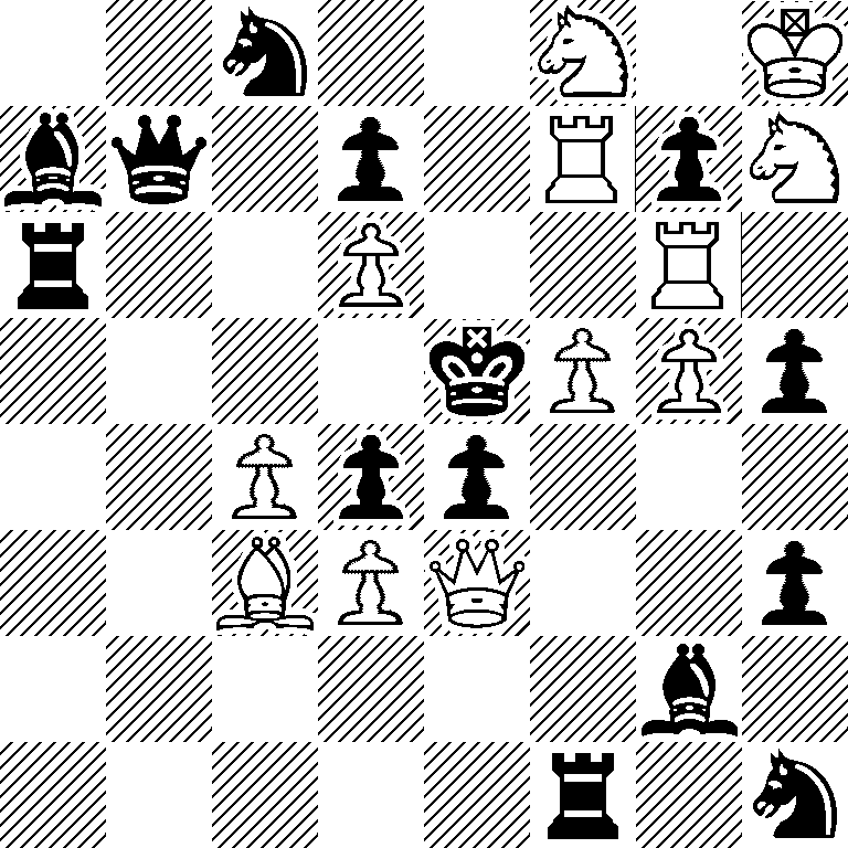 2n2N1K/bq1p1RpN/r2P2R1/4kPPp/2Ppp3/2BPQ2p/6b1/5r1n