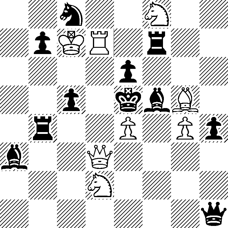 2n2N2/1pKR1r2/4p3/2p1kbB1/1r2P1Pp/b2Q4/3N4/7q