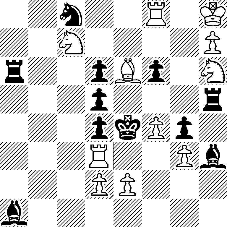 2n2R1K/2N4P/r2pBp1N/3p3r/3pkPp1/3R2Pb/3PP3/b7