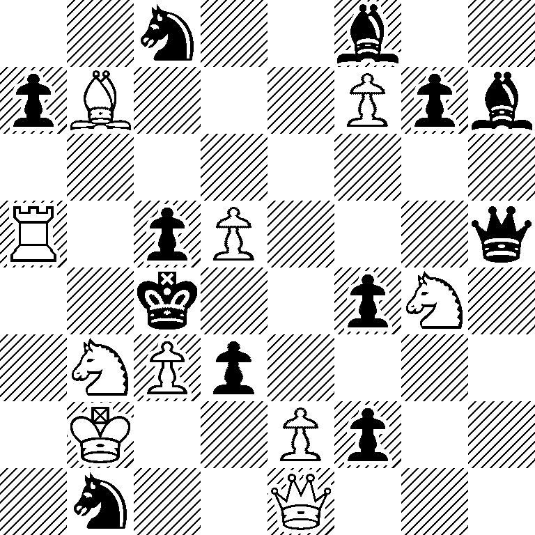 2n2b2/pB3Ppb/8/R1pP3q/2k2pN1/1NPp4/1K2Pp2/1n2Q3