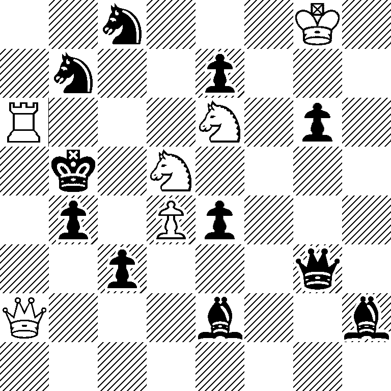 2n3K1/1n2p3/R3N1p1/1k1N4/1p1Pp3/2p3q1/Q3b2b/8