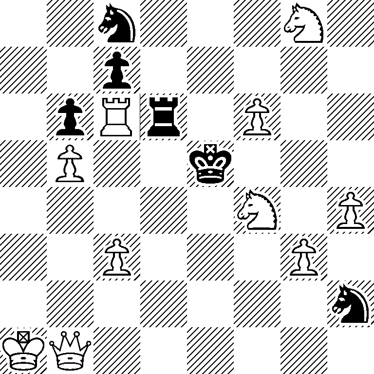 2n3N1/2p5/1pRr1P2/1P2k3/5N1P/2P3P1/7n/KQ6