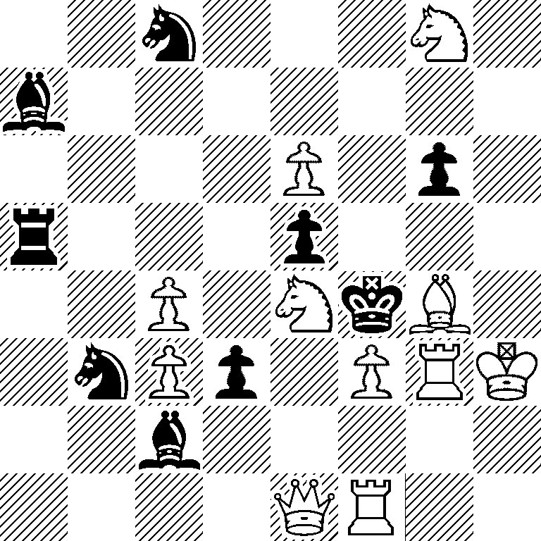 2n3N1/b7/4P1p1/r3p3/2P1NkB1/1nPp1PRK/2b5/4QR2