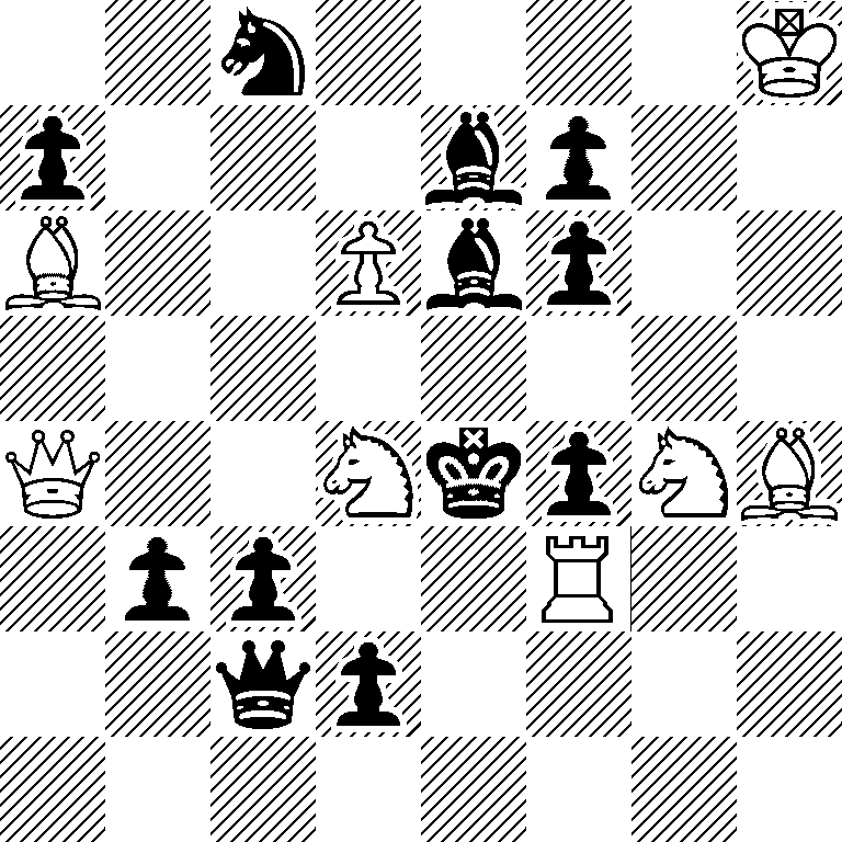 2n4K/p3bp2/B2Pbp2/8/Q2NkpNB/1pp2R2/2qp4/8