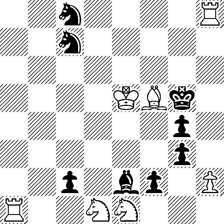 2n4R/2n5/8/4KBk1/6p1/6p1/2p1bp1P/R2NN3